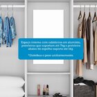 Guarda-roupa Casal 4 Portas E 2 Gavetas Capelinha Com Espelho