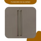 Guarda Roupa Casal 4 Portas E 4 Gavetas Berlim Nogueira/fendi