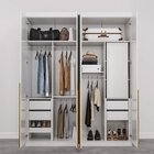 Guarda Roupa Casal 4 Portas Quartzo Cabecasa Madeiraoriginals