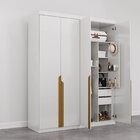 Guarda Roupa Casal 4 Portas Quartzo Cabecasa Madeiraoriginals