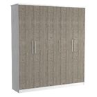 Guarda-roupa Casal 5 Portas 100% Mdf 975 Branco/demolição - F