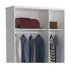 Guarda-roupa Casal 5 Portas 100% Mdf 975 Branco - Foscarini