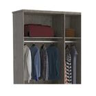 Guarda-roupa Casal 5 Portas 100% Mdf 975 Demolição/branco - F