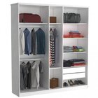Guarda-roupa Casal 5 Portas 2 Gavetas  Branco/demolição