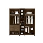 Guarda-roupa Casal 5 Portas 3 Gavetas Internas 2 Maleiros E S