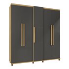 Guarda-roupa Casal 5 Portas 3 Gavetas Internas 2 Maleiros E S