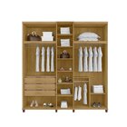 Guarda-roupa Casal 5 Portas 3 Gavetas Internas 2 Maleiros E S