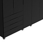 Guarda-roupa Casal 5 Portas 4 Gavetas 100% Mdf Allen 226,7 Cm