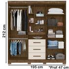 Guarda Roupa Casal 5 Portas 9073 Moval