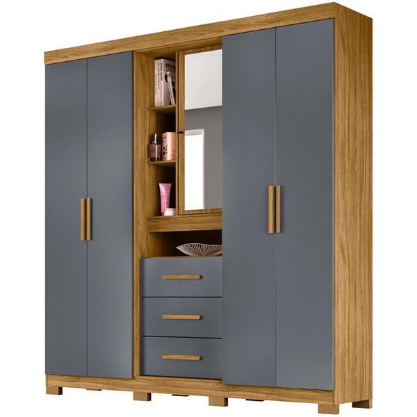 Guarda Roupa Casal 5 Portas 9073 Moval