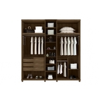 Guarda-roupa Casal 5 Portas Munique Amadeirado