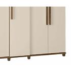 Guarda-roupa Casal 5 Portas Munique Freijó Off White