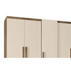 Guarda-roupa Casal 5 Portas Munique Freijó Off White