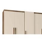 Guarda-roupa Casal 5 Portas Munique Freijó Off White