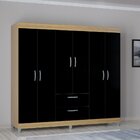 Guarda Roupa Casal 6 Porta 2 Gavetas Tóquio Poquema Móveis Pr