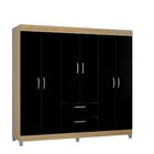 Guarda Roupa Casal 6 Porta 2 Gavetas Tóquio Poquema Móveis Pr