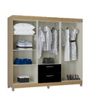 Guarda Roupa Casal 6 Porta 2 Gavetas Tóquio Poquema Móveis Pr