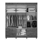 Guarda-roupa Casal 6 Portas 4 Gavetas Verona Branco Sallêto