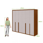 Guarda Roupa Casal 6 Portas 100 Mdf Imperatore Lopas