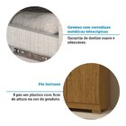 Guarda-roupa Casal 6 Portas 100% Mdf 244cm Buganvílea Espress
