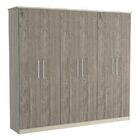 Guarda-roupa Casal 6 Portas 100% Mdf 976 Marfim Areia/demoliç