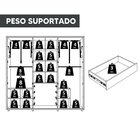 Guarda-roupa Casal 6 Portas 100% Mdf Com Pés Miró Cinamomo