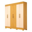 Guarda Roupa Casal 6 Portas 100% Mdf Lisianto Espresso Móveis