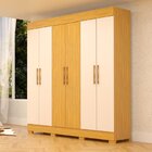 Guarda Roupa Casal 6 Portas 100% Mdf Lisianto Espresso Móveis
