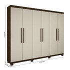 Guarda Roupa Casal 6 Portas 100% Mdf Master Benetil Moveis Av