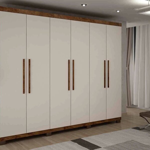 Guarda Roupa Casal 6 Portas 100% Mdf Master Benetil Moveis Av
