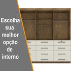 Guarda Roupa Casal 6 Portas 12 Gavetas Marselha Ypê/off White