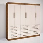 Guarda Roupa Casal 6 Portas 12 Gavetas Mônaco D'doro Móveis Y