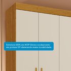 Guarda-roupa Casal 6 Portas 180cm Sakura Espresso Móveis Cina