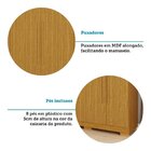 Guarda-roupa Casal 6 Portas 199cm Willow Espresso Móveis Cina