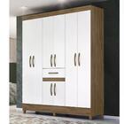 Guarda Roupa Casal 6 Portas 1 Gaveta Portugalbranco