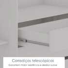 Guarda-roupa Casal 6 Portas 2,30m Aura Yescasa Branco