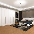 Guarda Roupa Casal 6 Portas 2,70m - Sevilla-neve - Tcil Móveis