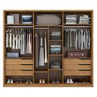 Guarda Roupa Casal 6 Portas 2 Com Espelhos 6 Gavetas Atrice D