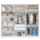 Guarda Roupa Casal 6 Portas 2 Gavetas 100% Mdf London