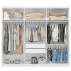 Guarda Roupa Casal 6 Portas 2 Gavetas 100% Mdf London