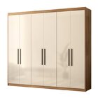 Guarda Roupa Casal 6 Portas 2 Gavetas 100% Mdf London