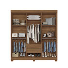 Guarda-Roupa Casal 6 Portas 2 Gavetas 194,40cm Toledo Santos