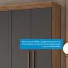 Guarda-Roupa Casal 6 Portas 2 Gavetas 194,40cm Toledo Santos