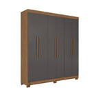 Guarda-Roupa Casal 6 Portas 2 Gavetas 194,40cm Toledo Santos