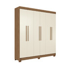 Guarda-Roupa Casal 6 Portas 2 Gavetas 194,40cm Toledo Santos