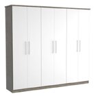 Guarda-roupa Casal 6 Portas 2 Gavetas  Demolição/branco