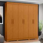 Guarda-roupa Casal 6 Portas 2 Gavetas Amarok Cinamomo