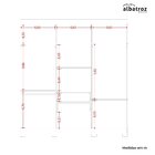 Guarda-roupa Casal 6 Portas 2 Gavetas Amarok Cinamomo