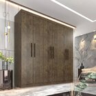 Guarda Roupa Casal 6 Portas 2 Gavetas Amazônia Sallêto Móveis