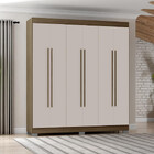 Guarda Roupa Casal 6 Portas 2 Gavetas Barcelona Poquema